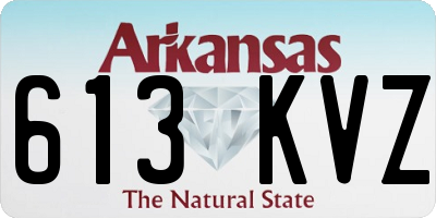 AR license plate 613KVZ