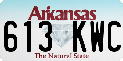 AR license plate 613KWC