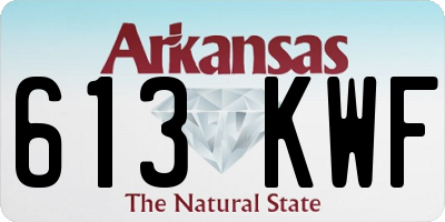 AR license plate 613KWF