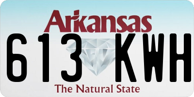 AR license plate 613KWH