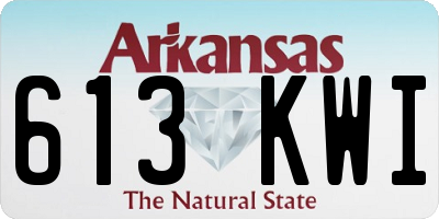 AR license plate 613KWI