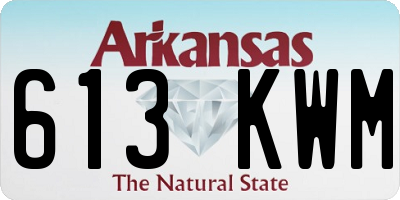 AR license plate 613KWM
