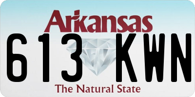 AR license plate 613KWN