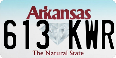 AR license plate 613KWR