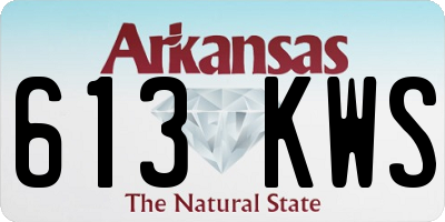 AR license plate 613KWS