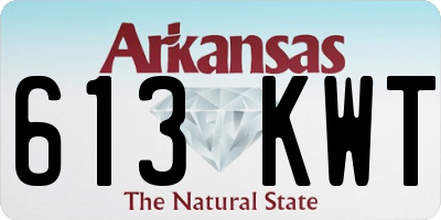 AR license plate 613KWT
