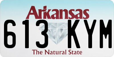 AR license plate 613KYM