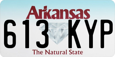 AR license plate 613KYP