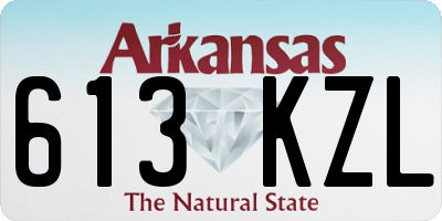 AR license plate 613KZL