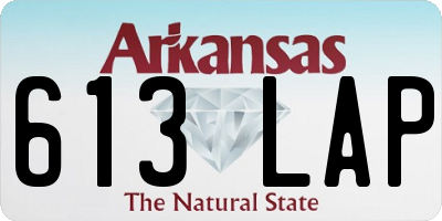 AR license plate 613LAP