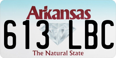 AR license plate 613LBC
