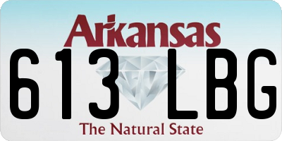 AR license plate 613LBG