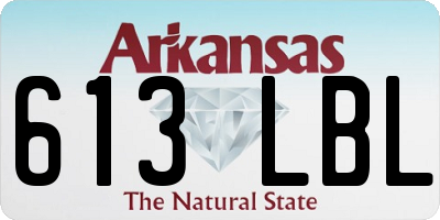 AR license plate 613LBL