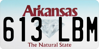 AR license plate 613LBM
