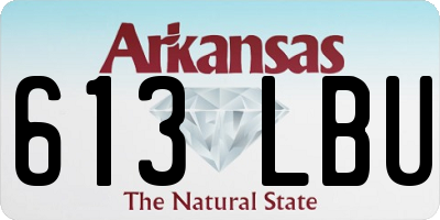 AR license plate 613LBU