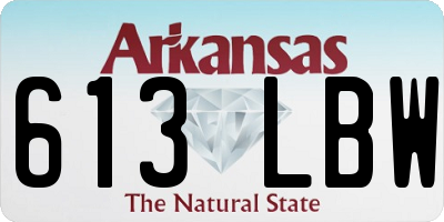 AR license plate 613LBW