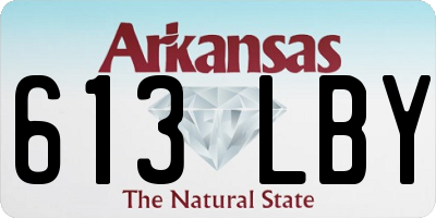 AR license plate 613LBY
