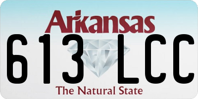 AR license plate 613LCC