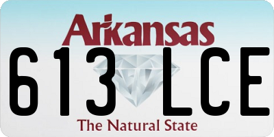 AR license plate 613LCE
