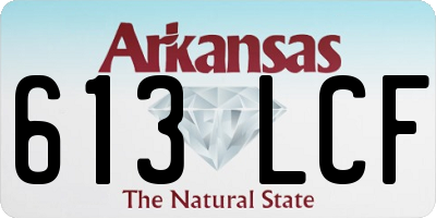 AR license plate 613LCF