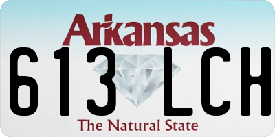 AR license plate 613LCH