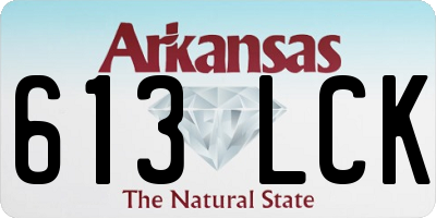 AR license plate 613LCK