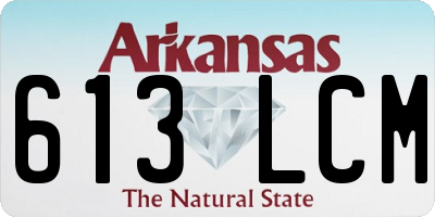 AR license plate 613LCM