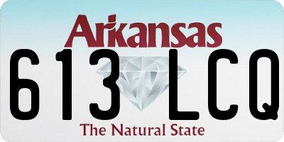 AR license plate 613LCQ