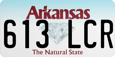 AR license plate 613LCR