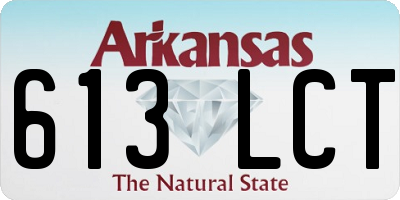 AR license plate 613LCT