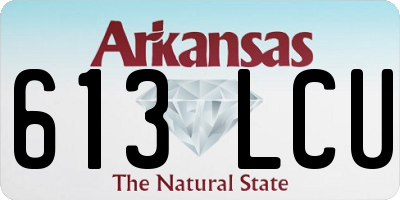 AR license plate 613LCU