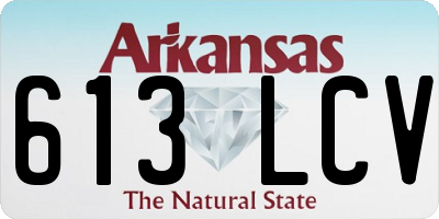 AR license plate 613LCV