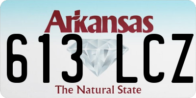 AR license plate 613LCZ