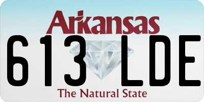 AR license plate 613LDE