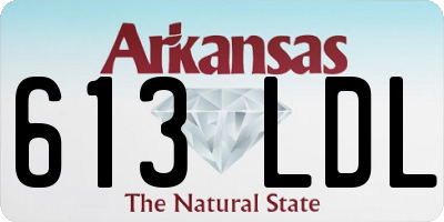 AR license plate 613LDL