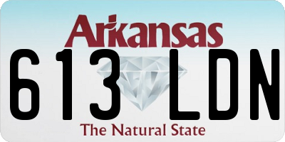AR license plate 613LDN