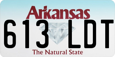 AR license plate 613LDT