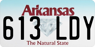 AR license plate 613LDY