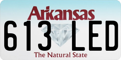 AR license plate 613LED