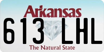 AR license plate 613LHL