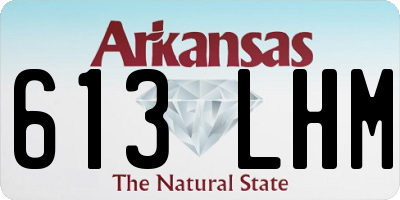 AR license plate 613LHM