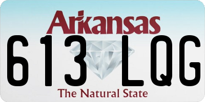 AR license plate 613LQG