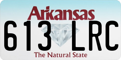 AR license plate 613LRC