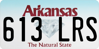 AR license plate 613LRS