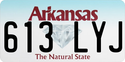 AR license plate 613LYJ