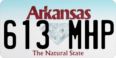 AR license plate 613MHP