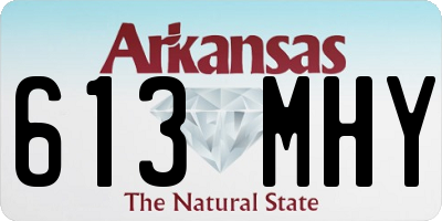 AR license plate 613MHY