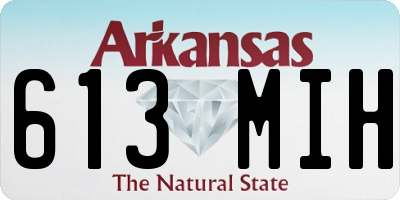 AR license plate 613MIH