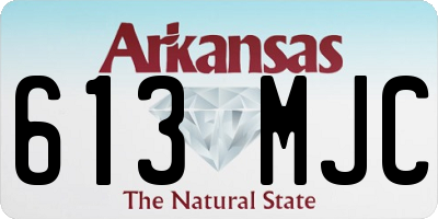 AR license plate 613MJC