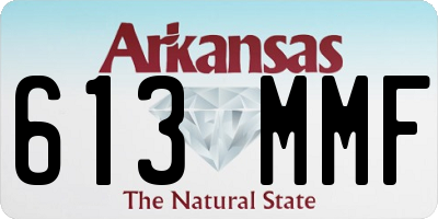 AR license plate 613MMF